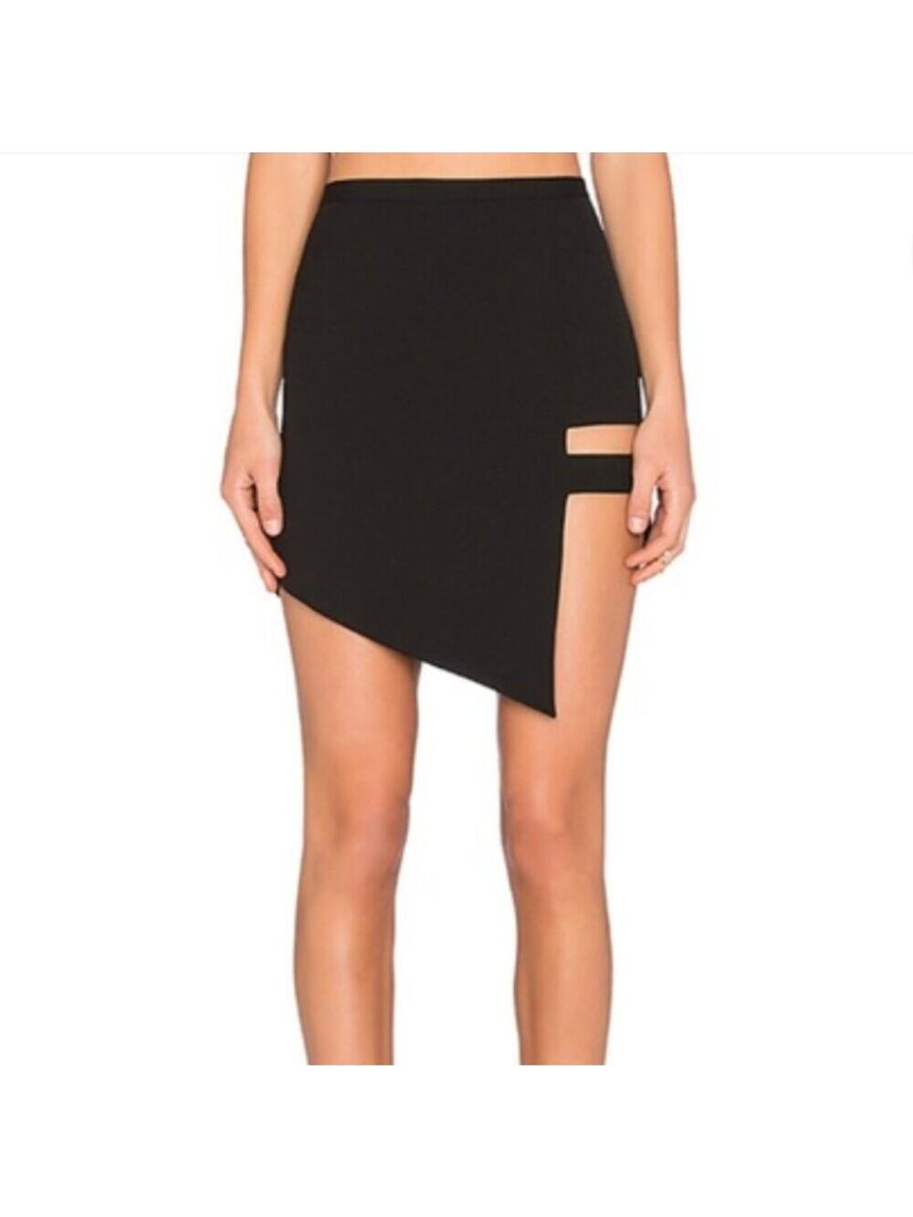 Mason Michelle Mason Caged Black Pencil Skirt